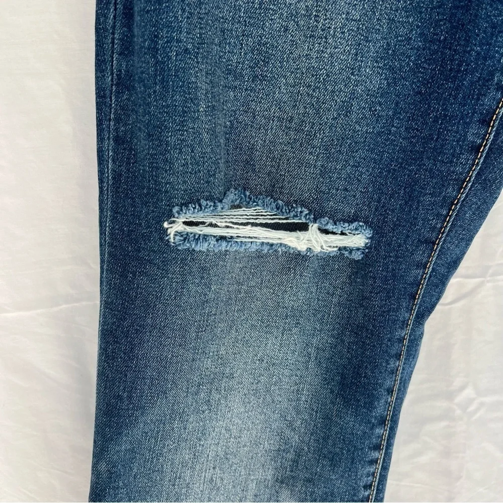 Lucky Brand Easy Rider Jean mid rise straight fit boot cut dark wash size 2 26 - Picture 6 of 16